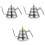 3Pcs Silver Stainless Steel Tea Kettle with Filter Handle for Home Use 4