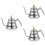3Pcs Silver Stainless Steel Tea Kettle with Filter Handle for Home Use 7