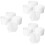 12Pcs White Silicone Split Cups Durable Resin Mixing Molds for DIY Art 7