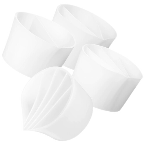 12Pcs White Silicone Split Cups Durable Resin Mixing Molds for DIY Art 1