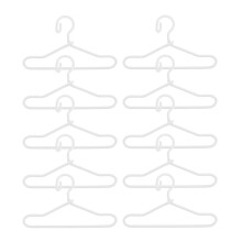 50St Kleine Witte Poppenkasten Hangers Van Sterk Metaal