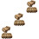 6St Speelgoed Puzzelbox Voor Training En Uitdaging Bruin 7