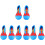 4Paires Chaussures Clown Robustes Et Légères Pour 4