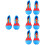 4Paires Chaussures Clown Robustes Et Légères Pour 8