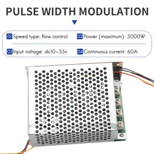 10-55V 100A 3000W Motor Speed Controller Reversible PWM Control Forward and Reverse Controller 1