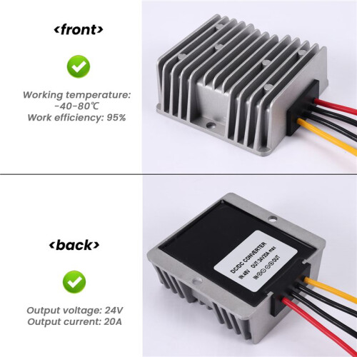 48V -  48V Bis 24V 20A Step Down Strom Versorgungs  Buck Regulator Voltage Transformer 1