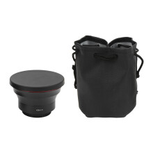Minimal Distortion Wide Angle Lens With Detachable Macro Lens, 49Mm Hd Lens For Expanded Field Of View In Landscape And Portrait Shots