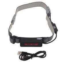 Rechargeable Headlamp For Outdoor Enthusiasts, Waterproof Motion Sensor LED Headlamp With Bright Illumination, High Quality Plastic Adjustable