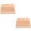 2Pièces Porte- Bois Beige Antidérapant Pour Couture 8