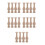 20Pièces Balustres Bois Beige Pour Rampe Escalier Réparation 3
