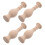 20Pièces Balustres Bois Beige Pour Rampe Escalier Réparation 1