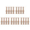 20Pièces Balustres Bois Beige Pour Rampe Escalier Réparation 5