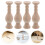 20Pièces Balustres Bois Beige Pour Rampe Escalier Réparation 10