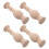 20Pièces Balustres Bois Beige Pour Rampe Escalier Réparation 2