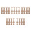 20Pièces Balustres Bois Beige Pour Rampe Escalier Réparation 4