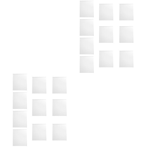 20Pièces Acryliques Claires Protection Durable Pour Bricolage 2