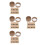 40Pièces Clips Marqueurs Crochet Alliage Comptage Précis 7
