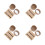 40Pièces Clips Marqueurs Crochet Alliage Comptage Précis 10