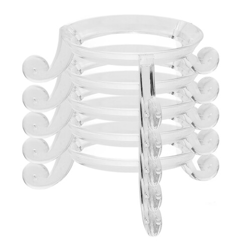 10Pièces Support Baseball Acrylique Transparent Pour Bureau Et Table 1