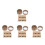 40Pièces Clips Marqueurs Crochet Alliage Comptage Précis 4