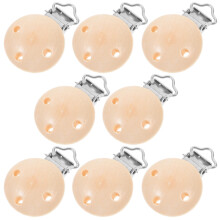 32Pièces Attaches En Bois Beige Pour Bébé DIY Décoration