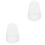 2Pièces Gaine Protectrice Saxophone Blanche Silicone Durable 3