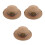 3Pièces Chapeaux En Kaki Chapeau Large 6