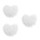 3Pièces Billes Mousse Blanches Faciles À Modeler Pour 10