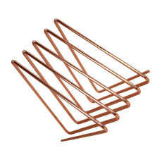 2Pièces Organisateur Triangle Doré Pour Livres Magazines Bureau