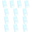260Pièces Papier Cadeau Irisé Résistant Pour 6