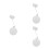 3Pcs Retractable Security Cable Locks White ABS Steel Tool Organizer 10