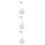 3Pcs Retractable Security Cable Locks White ABS Steel Tool Organizer 7