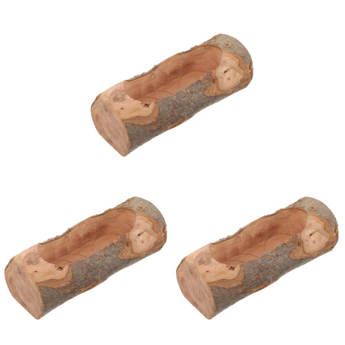 3Pièces En Bois Résistant Pour Alimentation De Petits Animaux 2