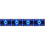 4Pièces Support Refroidissant Laptop Portable LED En ABS Pliable 5