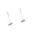 2Pcs Foldable Silver Broom with Soft Bristles for Kitchen and Home 6