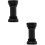 2Pcs Threaded Aluminum Alloy Bike Bottom Bracket Replacement Black 7