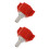 2Pcs Plastic Bib Connector Adapter for Soda Water Machine Multi-Color 6