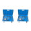 2Ensembles Kit De Testeur Compression Bleu Avec Manomètre Auto 4