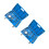 2Ensembles Kit De Testeur Compression Bleu Avec Manomètre Auto 7
