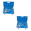 2Ensembles Kit De Testeur Compression Bleu Avec Manomètre Auto 5