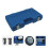 2Ensembles Kit De Testeur Compression Bleu Avec Manomètre Auto 8