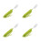4Pièces Ustensiles Anti-Tremblements Adaptés Silicone Vert Olive 8