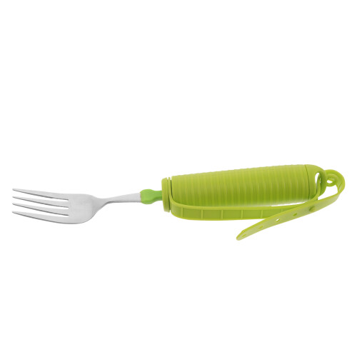 4Pièces Ustensiles Anti-Tremblements Adaptés Silicone Vert Olive 1