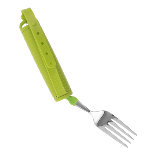 4Pièces Ustensiles Anti-Tremblements Adaptés Silicone Vert Olive 2