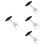 4Pcs Car Ignition Coil Remover Metal Multi-Purpose Spark Coil Tool 6