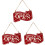 3Pièces Plaques Rouges Double Face Ouvert Fermé Pour Magasin 2