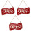 3Pièces Plaques Rouges Double Face Ouvert Fermé Pour Magasin 3