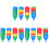150Pcs Mini Funnels Multi-Color Plastic Lab and Oil Transfer 2