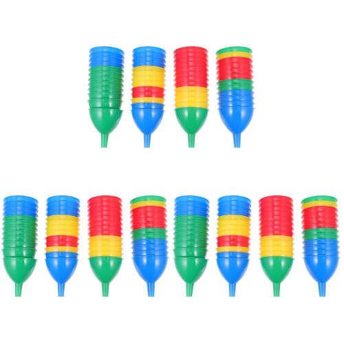 150Pcs Mini Funnels Multi-Color Plastic Lab and Oil Transfer 1