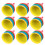 150Pcs Mini Funnels Multi-Color Plastic Lab and Oil Transfer 8
